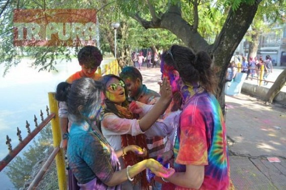 No lack of ethos in Holi-2020 : Amid Coronavirus threats Colourful Holi marks annual festival in Tripura No lack of ethos in Holi-2020 : Amid Coronavirus threats Colourful Holi marks annual festival in Tripura